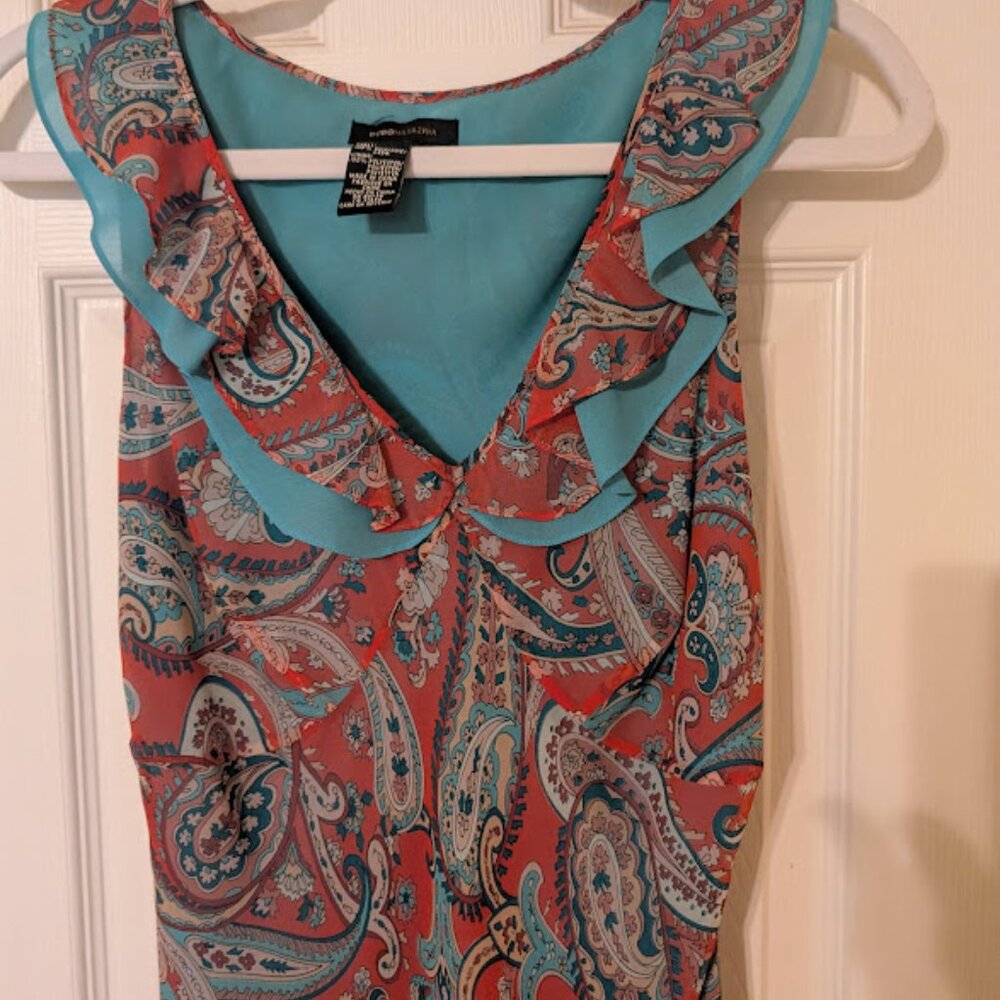 Vintage BCBG Max Azria silk cocktail dress - Picture 2 of 5
